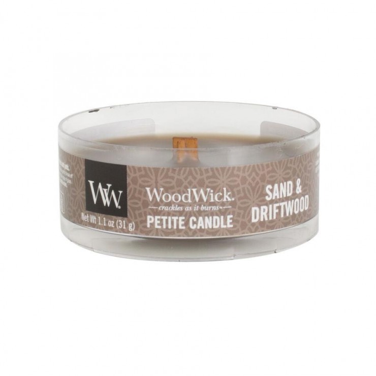 Świeca Petite Sand & Driftwood WoodWick Świeca Petite Sand & Driftwood WoodWick