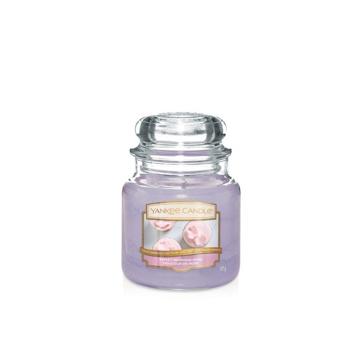 Średnia świeca Sweet Morning Rose Yankee Candle Średnia świeca Sweet Morning Rose Yankee Candle