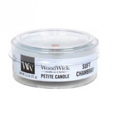 Świeca Petite Soft ChambrayWoodWick