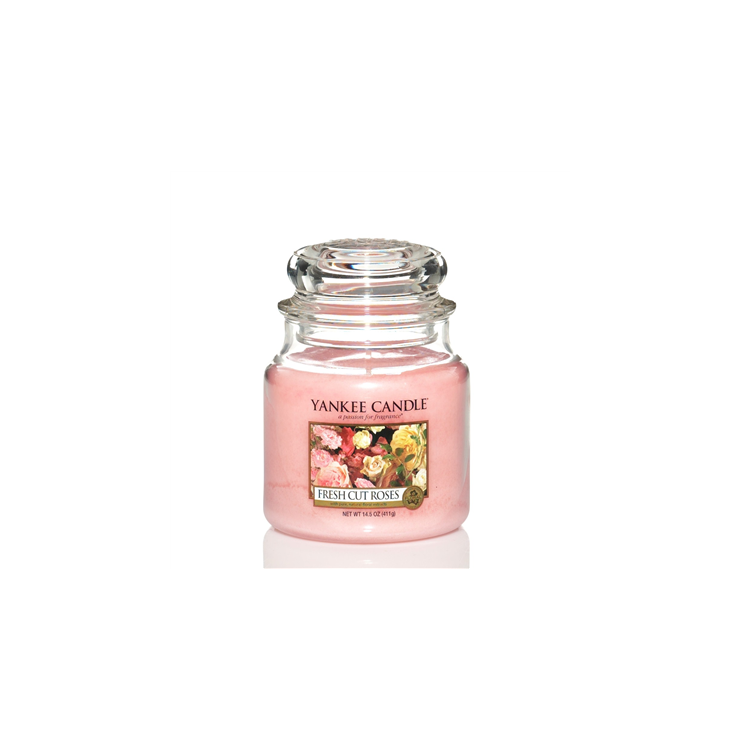 Średnia świeca Fresh Cut Roses Yankee Candle Średnia świeca Fresh Cut Roses Yankee Candle