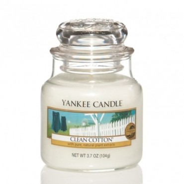 Mała świeca Clean Cotton Yankee Candle