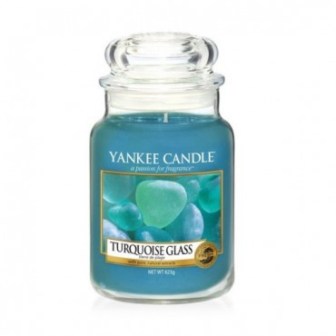 Duża świeca Turquoise Glass Yankee Candle