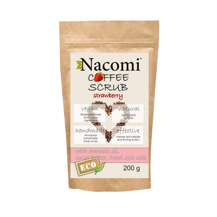 Peeling do ciała suchy truskawka 200g Nacomi