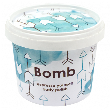 Scrub pod prysznic ESPRESSO z olejkiem ze słodkich migdałów Bomb Cosmetics