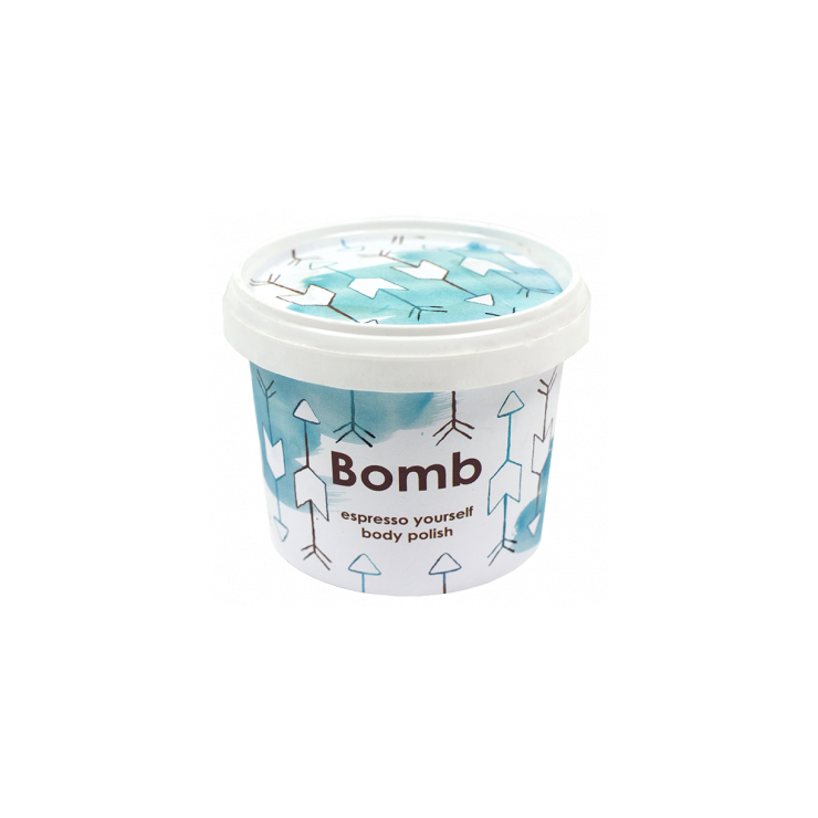 Scrub pod prysznic ESPRESSO z olejkiem ze słodkich migdałów Bomb Cosmetics