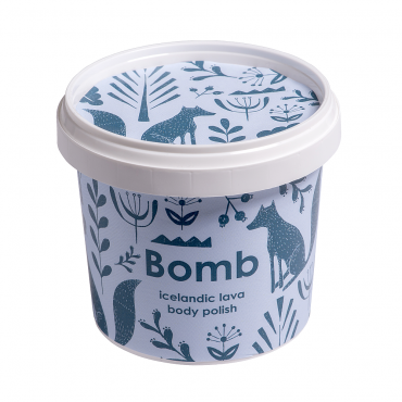 Peeling pod prysznic z masłem shea ISLANDZKA LAWA Bomb Cosmetics