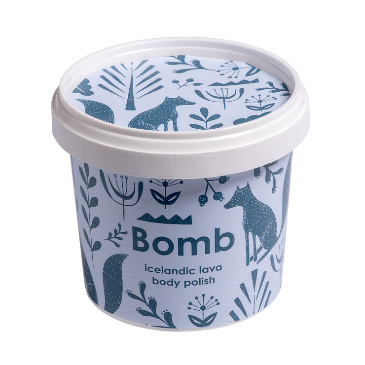 Peeling pod prysznic z masłem shea ISLANDZKA LAWA Bomb Cosmetics Peeling pod prysznic z masłem shea ISLANDZKA LAWA Bomb Cosmetics