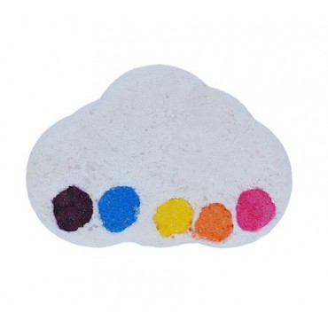 WATERCOLOURS Wielobarwna bomba do kąpieli Raining Rainbows Bomb Cosmetics