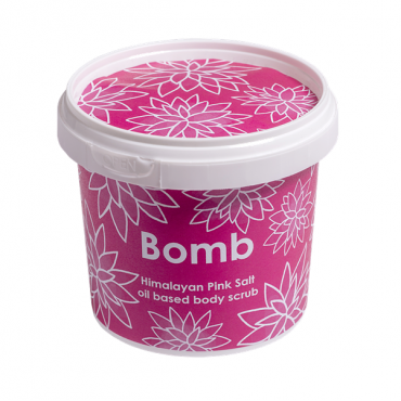 Scrub pod prysznic HIMALAJSKI z olejkiem ze słodkich migdałów i solą Bomb Cosmetics