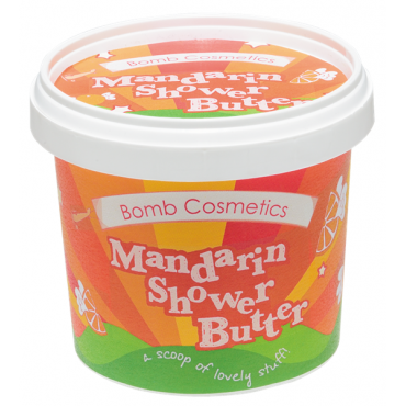 Myjące masło pod prysznic MANDARYNKA z CZERWONĄ POMARAŃCZĄ Bomb Cosmetics