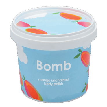 Peeling pod prysznic z masłem shea SORBET Z MANGO Bomb Cosmetics