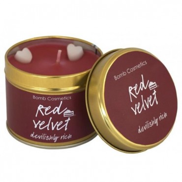 Świeca zapachowa w puszce RED VELVET Bomb Cosmetics