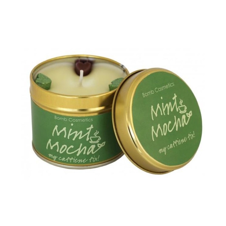 Świeca zapachowa w puszce MIĘTOWA MOCHA Bomb Cosmetics Świeca zapachowa w puszce MIĘTOWA MOCHA Bomb Cosmetics