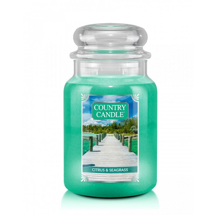 Duża świeca Citrus & Seagrass Country Candle Duża świeca Citrus & Seagrass Country Candle