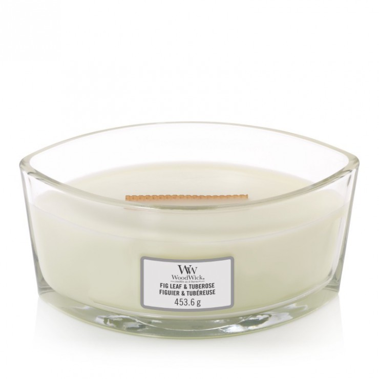 Świeca Hearthwick Fig Leaf & Tuberose WoodWick Świeca Hearthwick Fig Leaf & Tuberose WoodWick