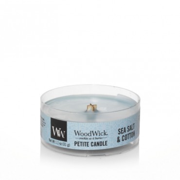 Świeca Petite Sea Salt & Cotton WoodWick