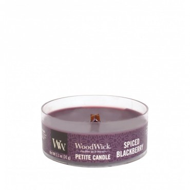 Świeca Petite Spiced Blackberry WoodWick