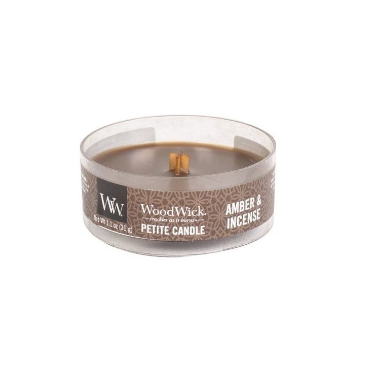 Świeca Petite Amber & Incense WoodWick Świeca Petite Amber & Incense WoodWick