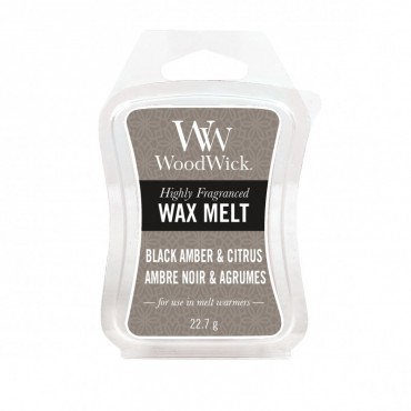 Wosk Black Amber & Citrus WoodWick