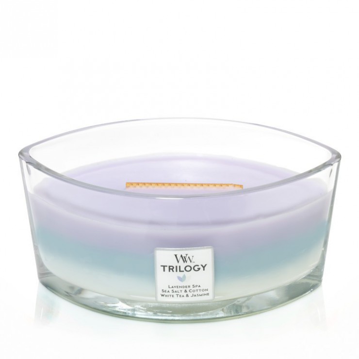 Świeca Hearthwick Trilogy Calming Retreat WoodWick