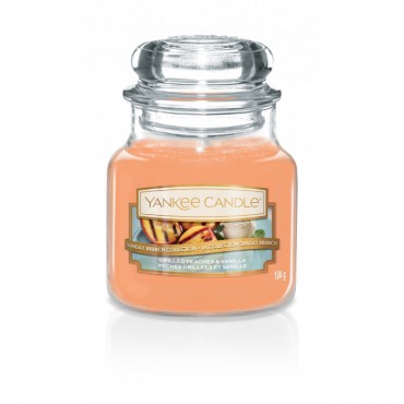 Mała świeca Grilled Peaches & Vanilla Yankee Candle