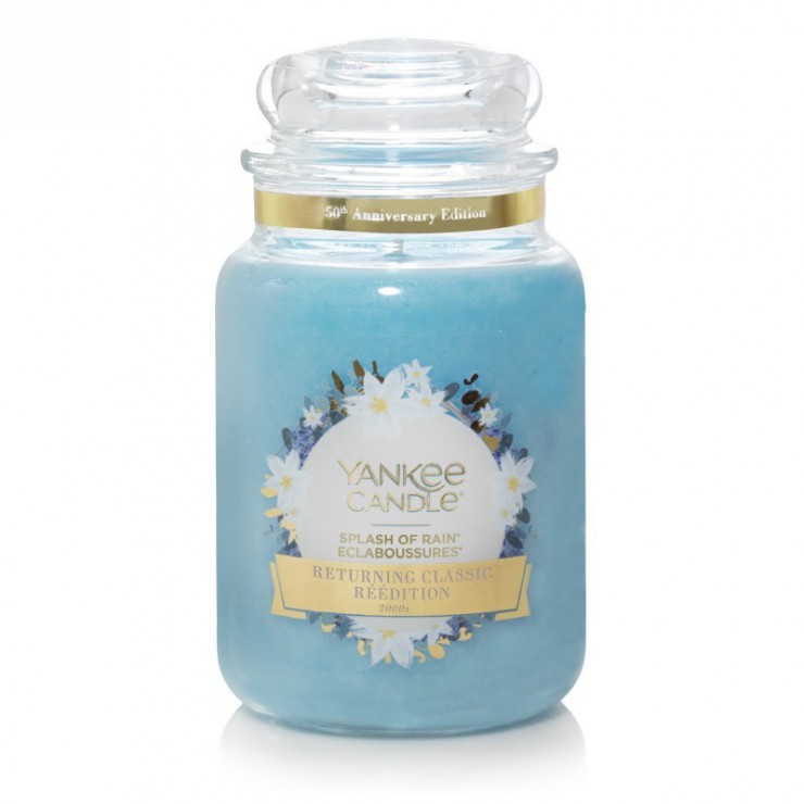 Duża świeca Splash of Rain Yankee Candle Duża świeca Splash of Rain Yankee Candle