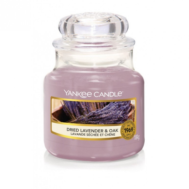 Mała świeca Dried Lavender & Oak Yankee Candle Mała świeca Dried Lavender & Oak Yankee Candle
