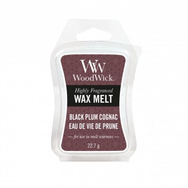 Wosk zapachowy Black Plum Cognac WoodWick