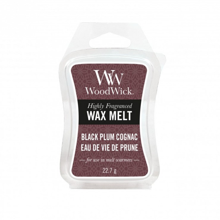 Wosk zapachowy Black Plum Cognac WoodWick Wosk zapachowy Black Plum Cognac WoodWick