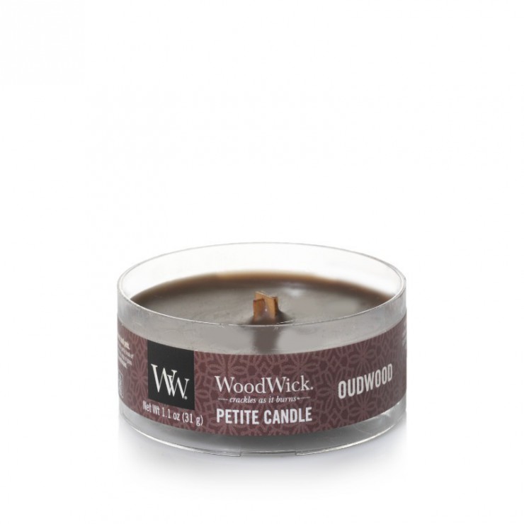 Świeca Petite Oudwood WoodWick Świeca Petite Oudwood WoodWick