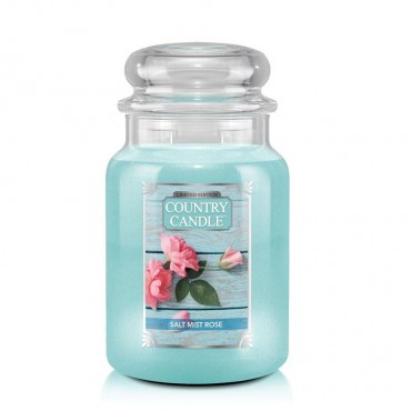 Duża świeca Salt Mist Rose Country Candle
