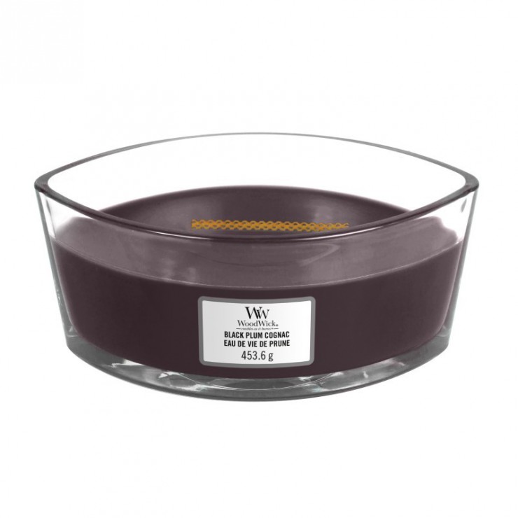 Świeca Hearthwick Black Plum Cognac WoodWick Świeca Hearthwick Black Plum Cognac WoodWick