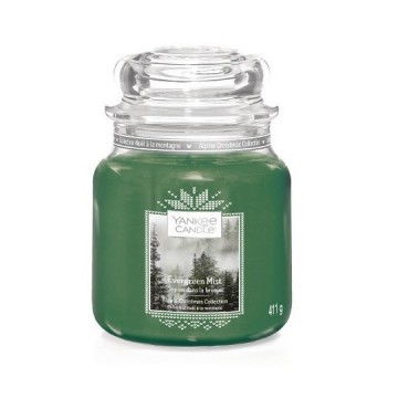 Średnia świeca Evergreen Mist Yankee Candle