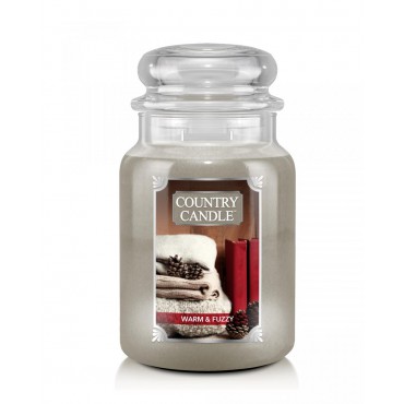 Duża świeca Warm and Fuzzy Country Candle