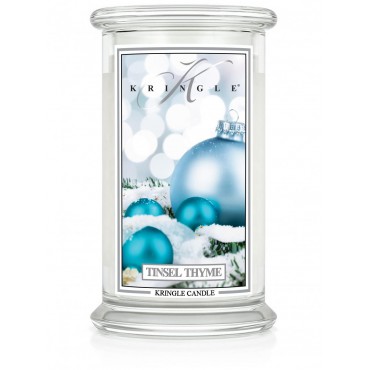 Duża świeca Tinsel Thyme Kringle Candle