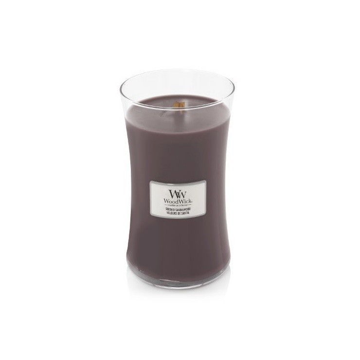 Duża Świeca Sueded Sandalwood WoodWick Duża Świeca Sueded Sandalwood WoodWick