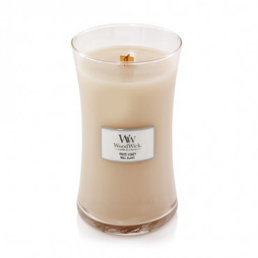 Duża Świeca White Honey WoodWick
