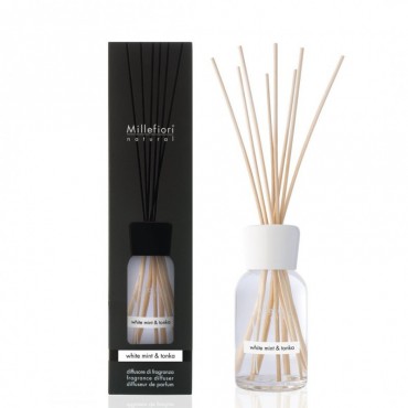 Pałeczki zapachowe 250ml White Mint & Tonka Millefiori Milano