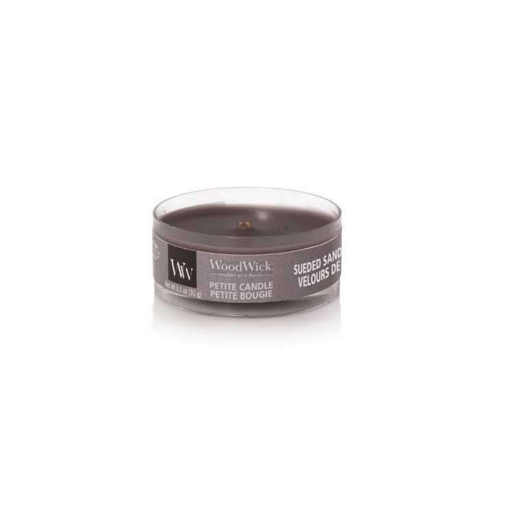 Świeca Petite Sueded Sandalwood WoodWick Świeca Petite Sueded Sandalwood WoodWick
