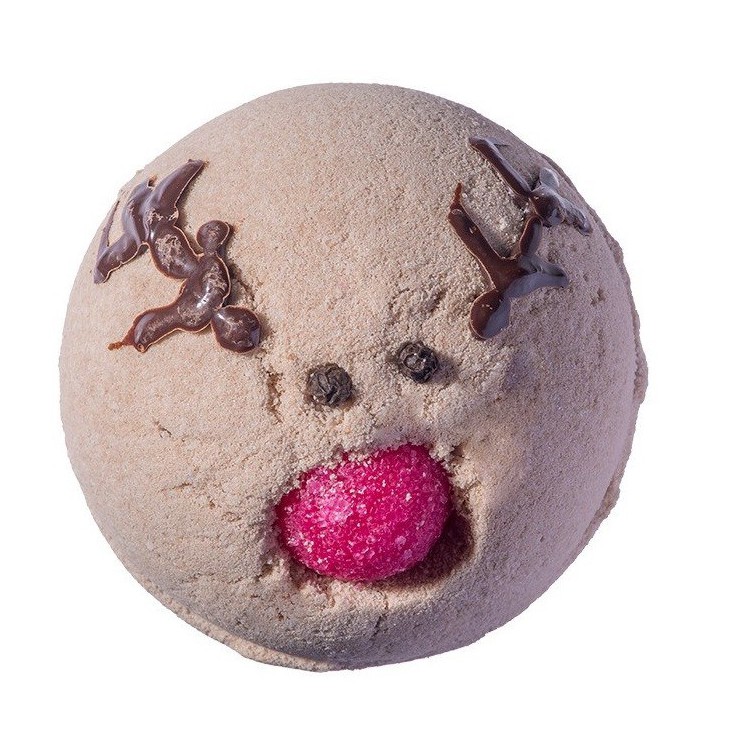 Musująca kula do kąpieli Run Rudolph Run Bomb Cosmetics Musująca kula do kąpieli Run Rudolph Run Bomb Cosmetics