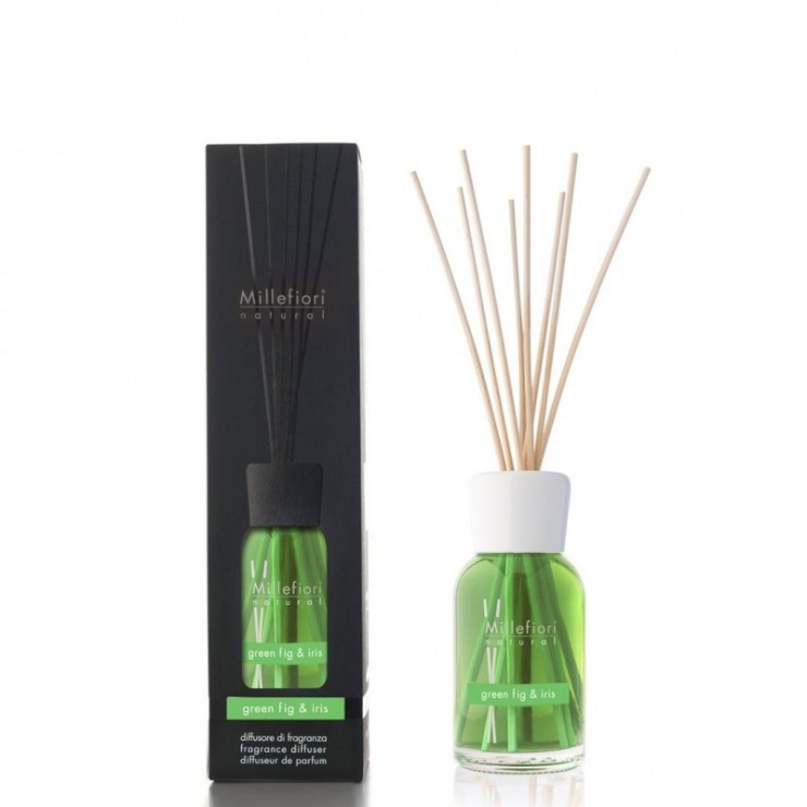 Pałeczki zapachowe 250ml Green Fig & Iris Millefiori Milano Pałeczki zapachowe 250ml Green Fig & Iris Millefiori Milano