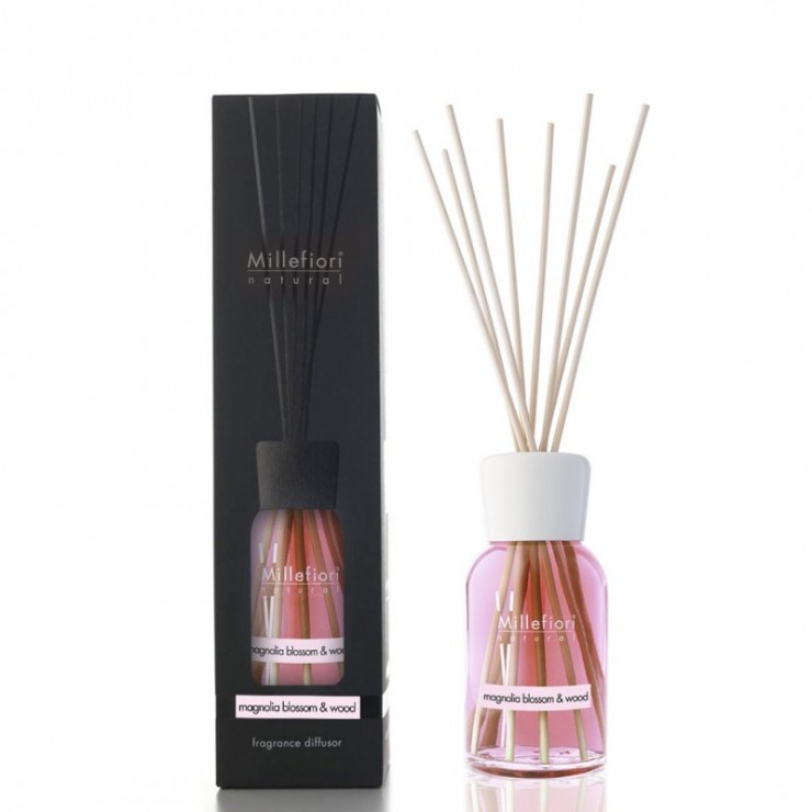 Pałeczki zapachowe 250ml Magnolia Blossom & Wood Millefiori Milano Pałeczki zapachowe 250ml Magnolia Blossom & Wood Millefiori Milano