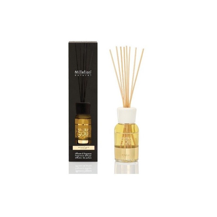 Pałeczki zapachowe 250ml Mineral Gold Millefiori Milano Pałeczki zapachowe 250ml Mineral Gold Millefiori Milano