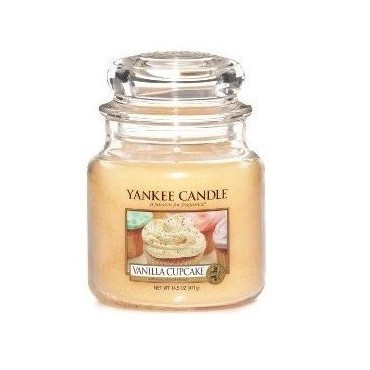 Średnia świeca Vanilla Cupcake Yankee Candle