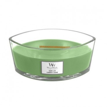 Świeca Hearthwick Hemp & Ivy WoodWick