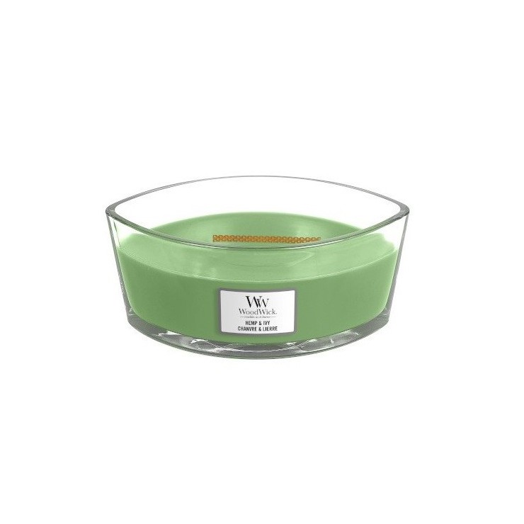 Świeca Hearthwick Hemp & Ivy WoodWick Świeca Hearthwick Hemp & Ivy WoodWick
