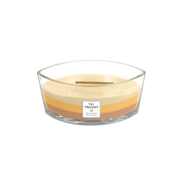 Świeca Hearthwick Trilogy Golden Treats WoodWick Świeca Hearthwick Trilogy Golden Treats WoodWick