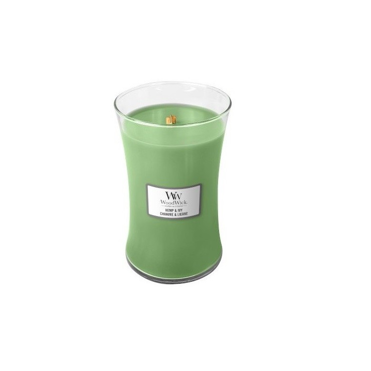 Duża Świeca Hemp & Ivy WoodWick Duża Świeca Hemp & Ivy WoodWick