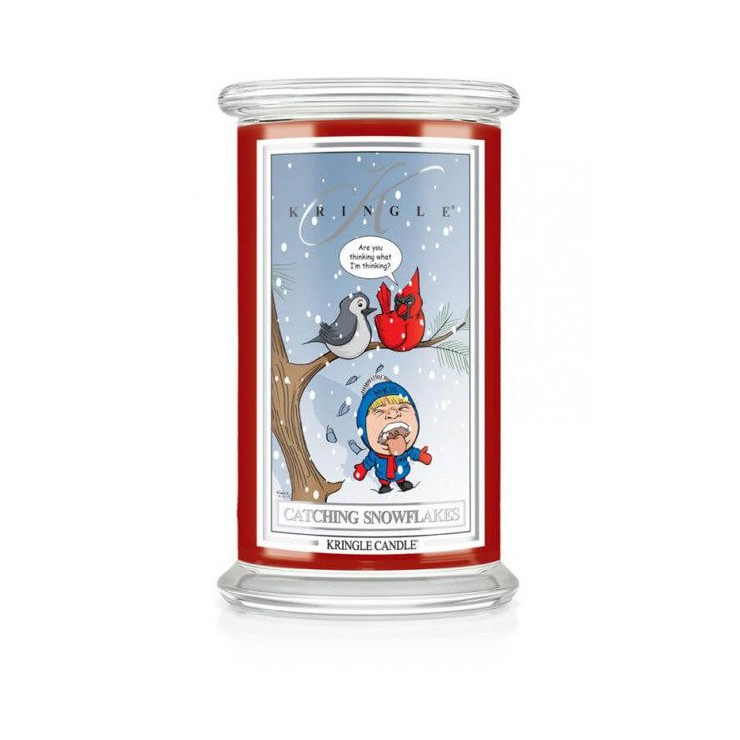 Duża świeca Catching Snowflakes Kringle Candle Duża świeca Catching Snowflakes Kringle Candle