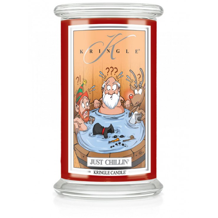 Duża świeca Just Chillin Kringle Candle Duża świeca Just Chillin Kringle Candle